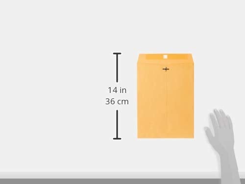 Mead Letter Size Mailing Envelopes, Clasp Closure, All-Purpose 32-lb Paper, 9"" X 12"", Brown Manila Kraft Envelope, 100 per Pack (CO790) - Image 4